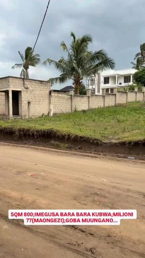Residential Plot for Sale in Goba Muungano, Dar Es Salaam (800 sqm) Residential Plot for Sale in Goba Muungano, Dar Es Salaam (800 sqm)
