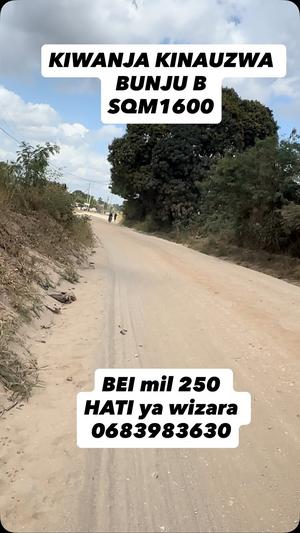 Residential Plot for Sale in Bunju, Dar Es Salaam (1600 sqm) Residential Plot for Sale in Bunju, Dar Es Salaam (1600 sqm)