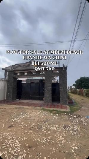 Residential Plot for Sale in Mbezi Beach, Dar Es Salaam (760 sqm) Residential Plot for Sale in Mbezi Beach, Dar Es Salaam (760 sqm)