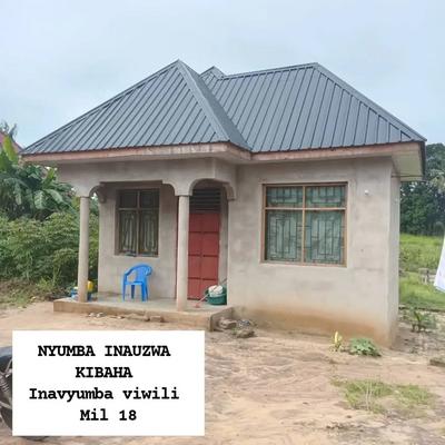 Nyumba ya vyumba viwili inauzwa Kibaha Mwendapole, Pwani (350 sqm)
