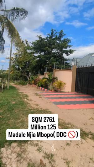 Kiwanja kinauzwa Madale Njia Ya Mbopo, Dar Es Salaam sqm 2761