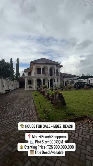 House for Sale in Mbezi Beach, Dar Es Salaam (900 sqm) House for Sale in Mbezi Beach, Dar Es Salaam (900 sqm)