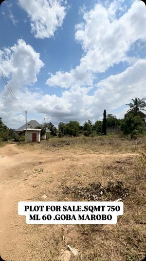 Kiwanja kinauzwa Goba Marobo / Muungano, Dar Es Salaam Kiwanja kinauzwa Goba Marobo / Muungano, Dar Es Salaam