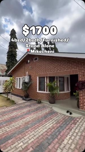4 Bedrooms Furnished House for Rent in Mikocheni, Dar Es Salaam