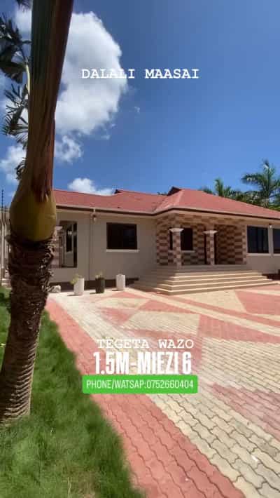 Nyumba ya vyumba vitatu inapangishwa TEGETA WAZO, Dar Es Salaam