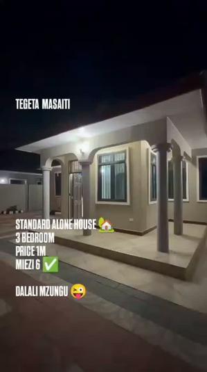 Nyumba ya vyumba vinne inapangishwa Tegeta Masait, Dar Es Salaam Nyumba ya vyumba vinne inapangishwa Tegeta Masait, Dar Es Salaam