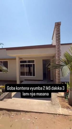 Nyumba ya vyumba viwili inapangishwa Goba Kontena, Dar Es Salaam