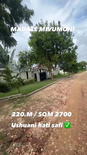 Kiwanja kinauzwa Madale Mivumoni, Dar Es Salaam sqm 2700