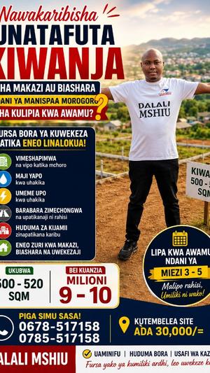 Viwanja vinauzwa Morogoro sqm 500 Viwanja vinauzwa Morogoro sqm 500