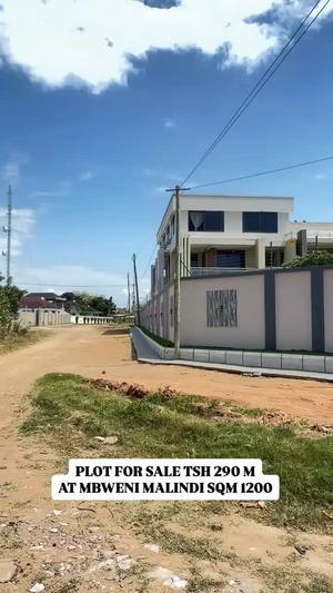 Residential Plot for Sale in Mbeweni Malindi, Tanga (1200 sqm) Residential Plot for Sale in Mbeweni Malindi, Tanga (1200 sqm)