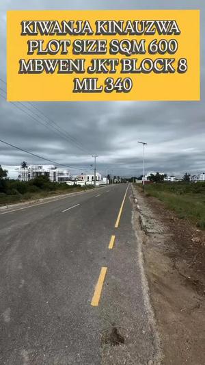 Plot for sale in Mbweni Jkt, Dar Es Salaam sqm 600