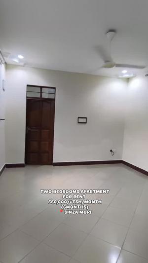 Apartment ya vyumba viwili inapangishwa Sinza Mori, Dar Es Salaam