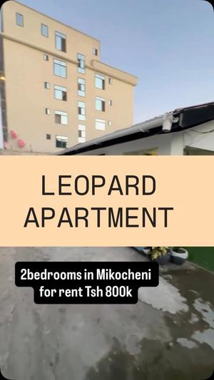 Apartment ya vyumba viwili inapangishwa Mikocheni, Dar Es Salaam