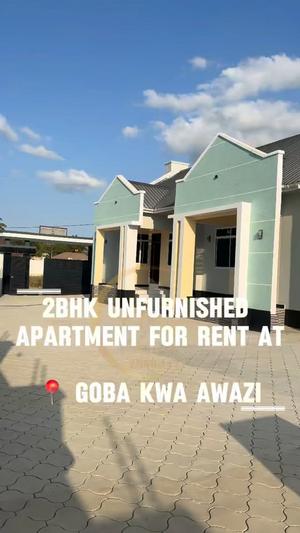Nyumba/Apartment ya vyumba viwili inapangishwa Goba Kwa Awazi, Dar Es Salaam