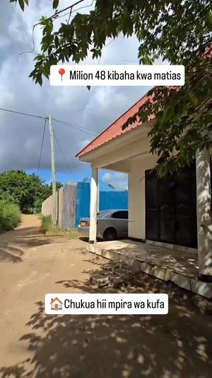 Nyumba ya vyumba vitatu inauzwa Kibaha Kwa Mathias, Pwani (800 sqm)