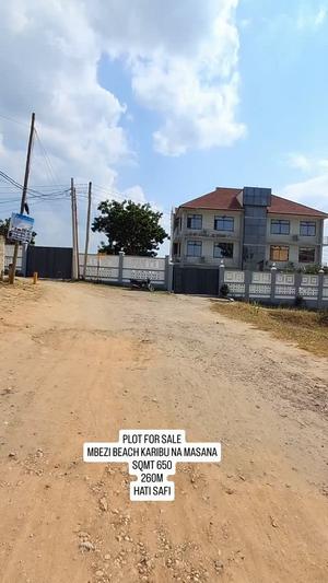 Plot for sale in Mbezi Beach, Dar Es Salaam sqm 650 Plot for sale in Mbezi Beach, Dar Es Salaam sqm 650