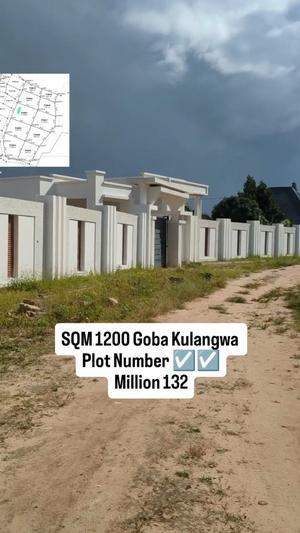 Kiwanja kinauzwa Goba Kulangwa, Dar Es Salaam (1200 sqm)