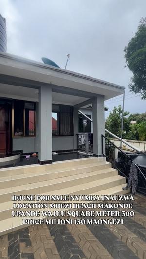 Nyumba ya vyumba vitatu inauzwa Mbezi Beach Makonde, Dar Es Salaam (300 sqm)