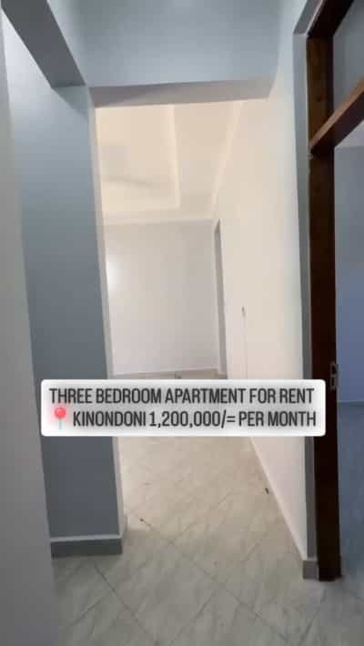 3 Bedrooms Apartment for Rent in KINONDONI STUDIO, Dar Es Salaam