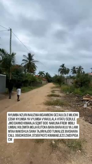 3 Bedrooms House for Sale in Gezaulole, Dar Es Salaam (800 sqm) 3 Bedrooms House for Sale in Gezaulole, Dar Es Salaam (800 sqm)