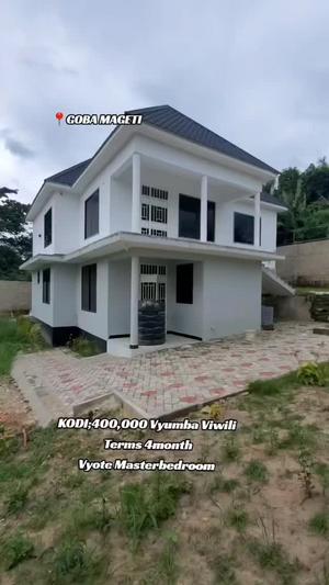 Nyumba ya vyumba viwili inapangishwa Goba Mageti, Dar Es Salaam