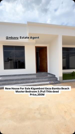 3 Bedrooms House for Sale in Kigamboni Geza Ulole, Bamba Beach, Dar Es Salaam (700 sqm) 3 Bedrooms House for Sale in Kigamboni Geza Ulole, Bamba Beach, Dar Es Salaam (700 sqm)