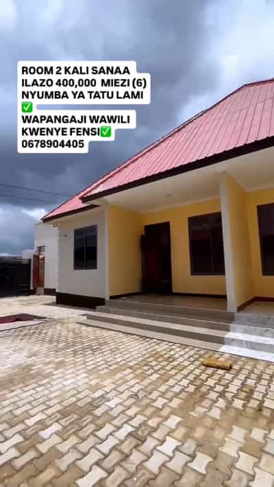 Nyumba/Apartment ya vyumba viwili inapangishwa Ilazo, Dodoma