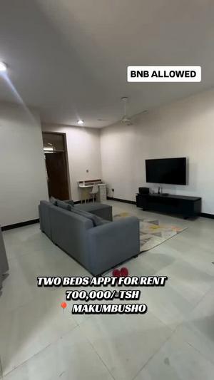 2 Bedrooms Apartment for Rent in Makumbusho, Dar Es Salaam