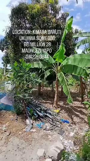 Kiwanja kinauzwa Kimara Baruti, Dar Es Salaam (380 sqm)