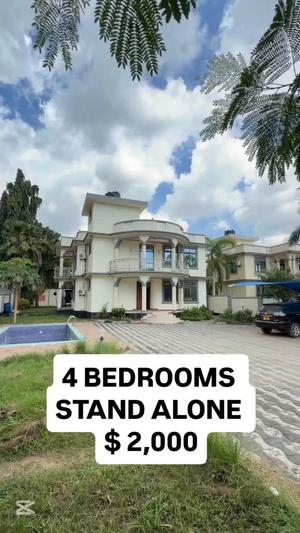 4 Bedrooms House for Rent in Mbezi Beach, Dar Es Salaam 4 Bedrooms House for Rent in Mbezi Beach, Dar Es Salaam