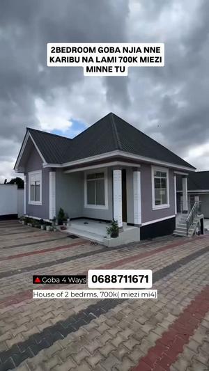 Nyumba ya vyumba viwili inapangishwa Goba Njia Nne, Dar Es Salaam Nyumba ya vyumba viwili inapangishwa Goba Njia Nne, Dar Es Salaam