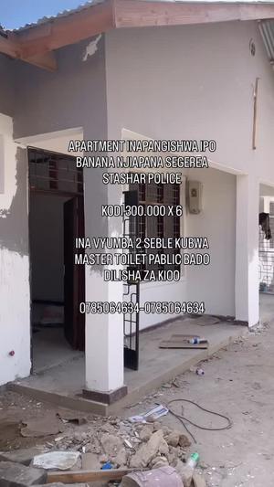 Apartment ya vyumba viwili inapangishwa Banana Njiapana Segerea Stashar Police, Dar Es Salaam