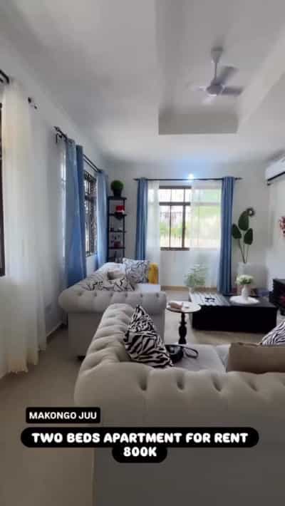 Apartment ya vyumba viwili inapangishwa Makongo Juu, Dar Es Salaam