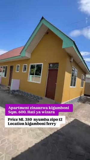 Nyumba ya chumba kimoja inauzwa Kigamboni Ferry, Dar Es Salaam Nyumba ya chumba kimoja inauzwa Kigamboni Ferry, Dar Es Salaam