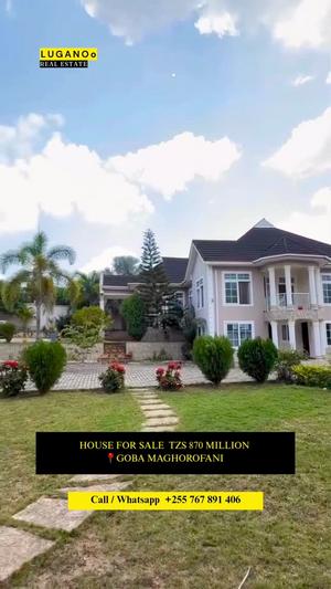 Nyumba ya vyumba 6 inauzwa Goba Maghorofani, Dar Es Salaam (2100 sqm)