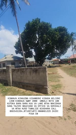Kiwanja kinauzwa Kibada, Dar Es Salaam (2000 sqm) Kiwanja kinauzwa Kibada, Dar Es Salaam (2000 sqm)