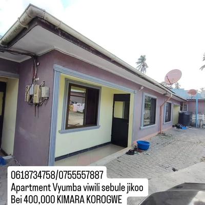 Apartment ya vyumba viwili inapangishwa Kimara Korogwe, Dar Es Salaam Apartment ya vyumba viwili inapangishwa Kimara Korogwe, Dar Es Salaam