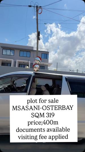 Residential Plot for Sale in Msasani Osterbay, Dar Es Salaam (319 sqm)