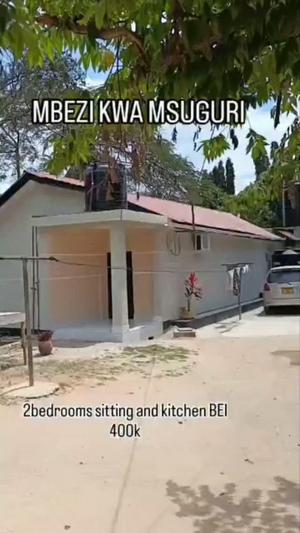 Apartment ya vyumba viwili inapangishwa Mbezi Kwa Msuguri, Dar Es Salaam