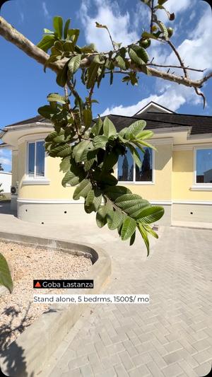 Nyumba ya vyumba vitano inapangishwa Goba Lastanza, Dar Es Salaam