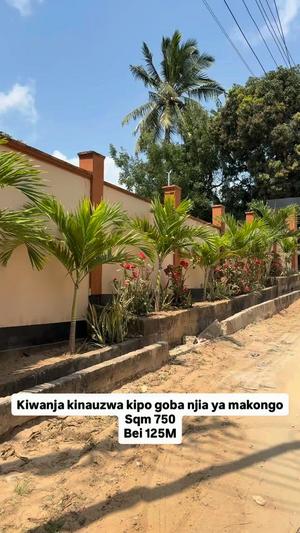 Kiwanja kinauzwa Goba, Dar Es Salaam (750 sqm) Kiwanja kinauzwa Goba, Dar Es Salaam (750 sqm)