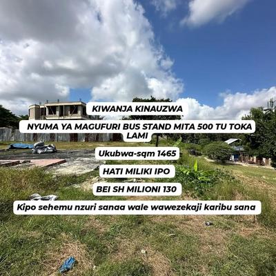 Plot for sale in Mbezi, Dar Es Salaam sqm 1465 Plot for sale in Mbezi, Dar Es Salaam sqm 1465
