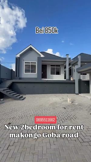 Apartment ya vyumba viwili inapangishwa Goba Njia Makongo, Dar Es Salaam Apartment ya vyumba viwili inapangishwa Goba Njia Makongo, Dar Es Salaam