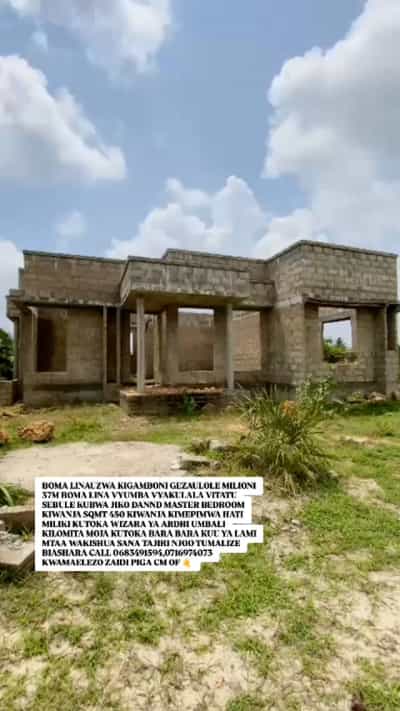 3 Bedrooms House for Sale in Kigamboni Gezaulole, Dar Es Salaam (450 sqm)