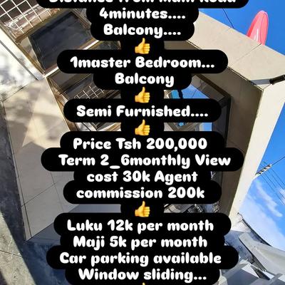 1 Bedroom House for Rent in Ubungo Riverside, Dar Es Salaam