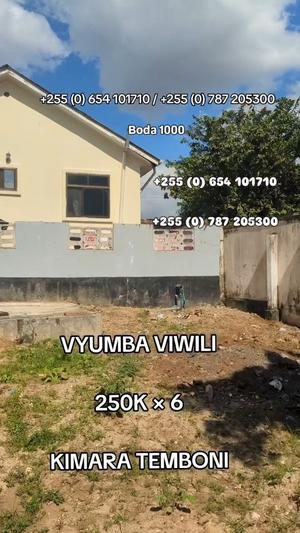 Apartment ya vyumba viwili inapangishwa Temboni, Dar Es Salaam
