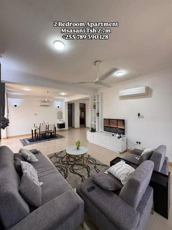 Apartment (Furnished) ya vyumba viwili inapangishwa Msasani, Dar Es Salaam