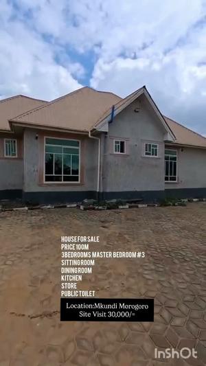 Nyumba ya vyumba vitatu inauzwa Mkundi, Morogoro Nyumba ya vyumba vitatu inauzwa Mkundi, Morogoro