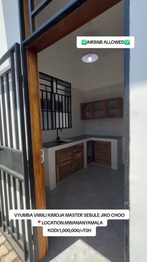 Nyumba ya vyumba viwili inapangishwa Mwananyamala, Dar Es Salaam