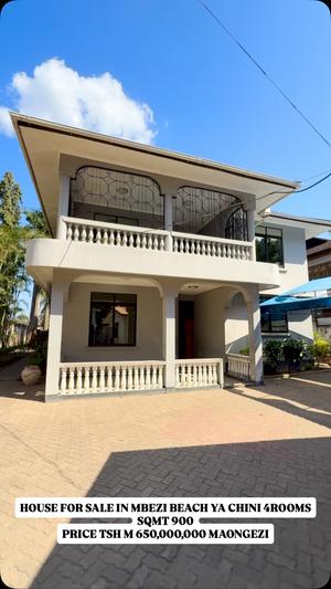 4 Bedrooms House for Sale in Mbezi Beach Ya Chini, Dar Es Salaam (900 sqm) 4 Bedrooms House for Sale in Mbezi Beach Ya Chini, Dar Es Salaam (900 sqm)